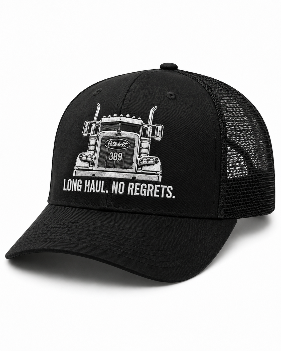 "Long Haul. No Regrets." Cap