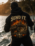Send It – No Plan. No Fear. Full Send Hoodie