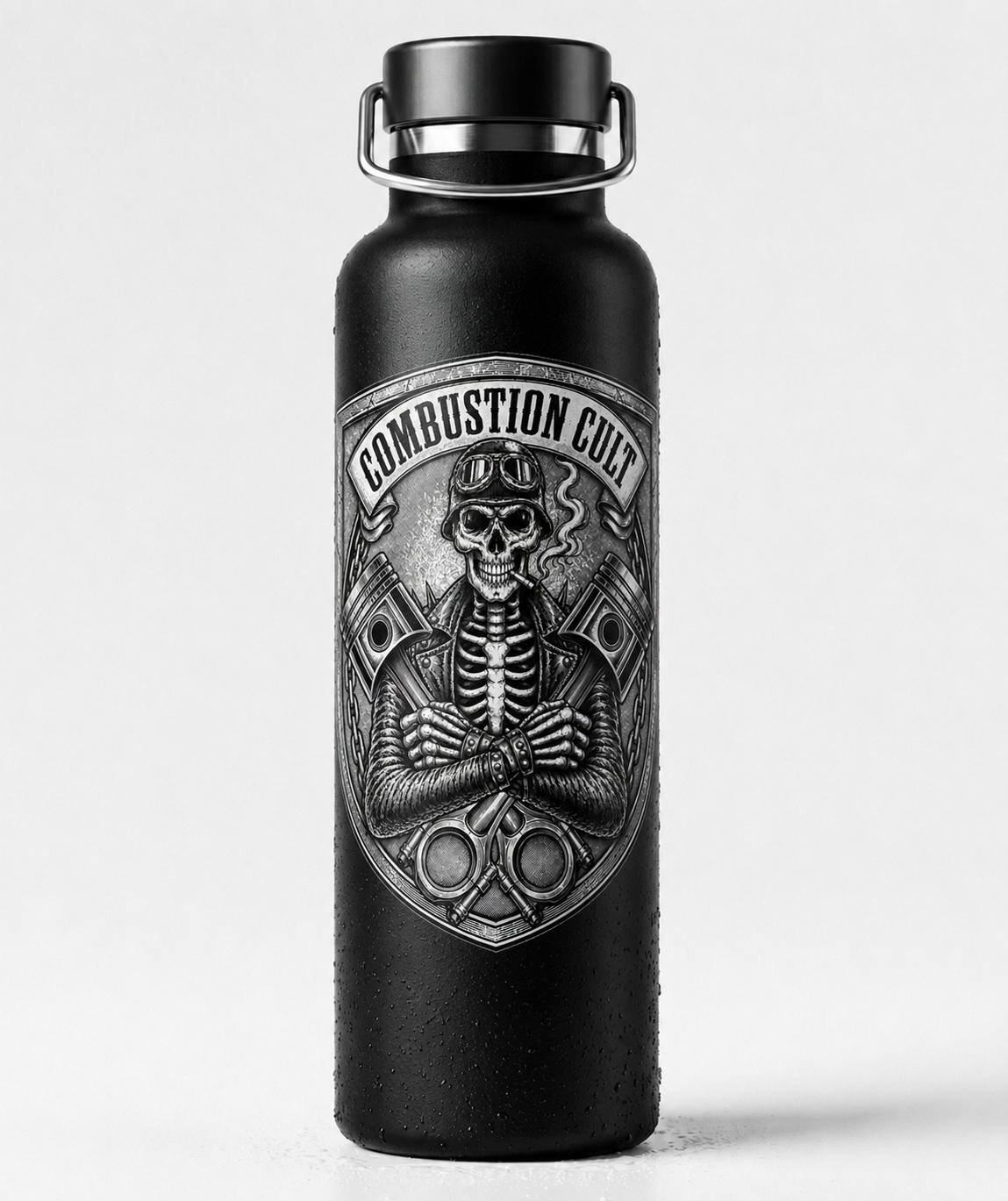 Combustion Cult Stainless Steel Water Bottle