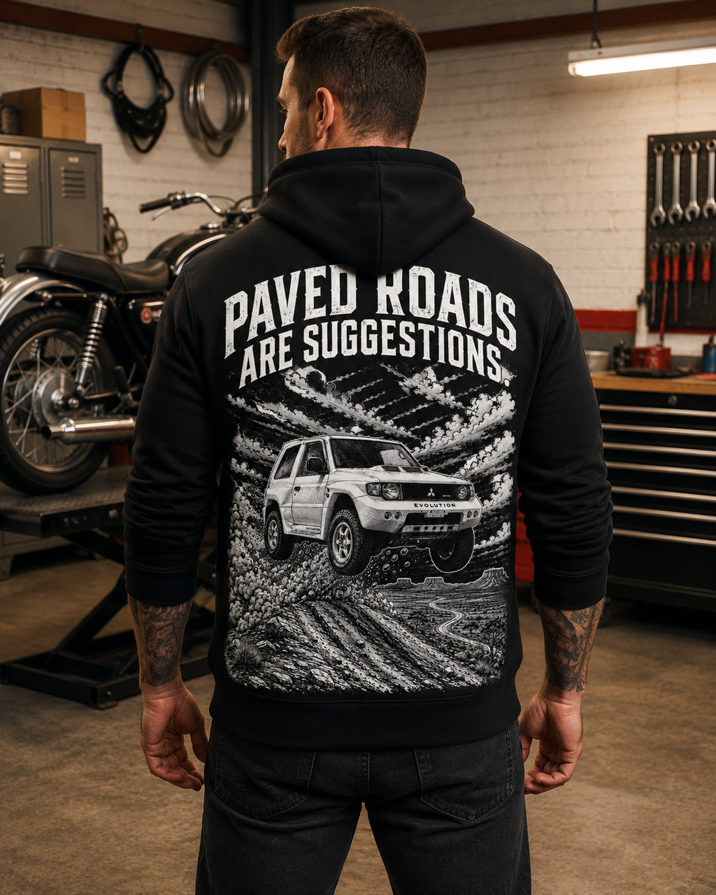 Paved Roads Are Suggestions Hoodie