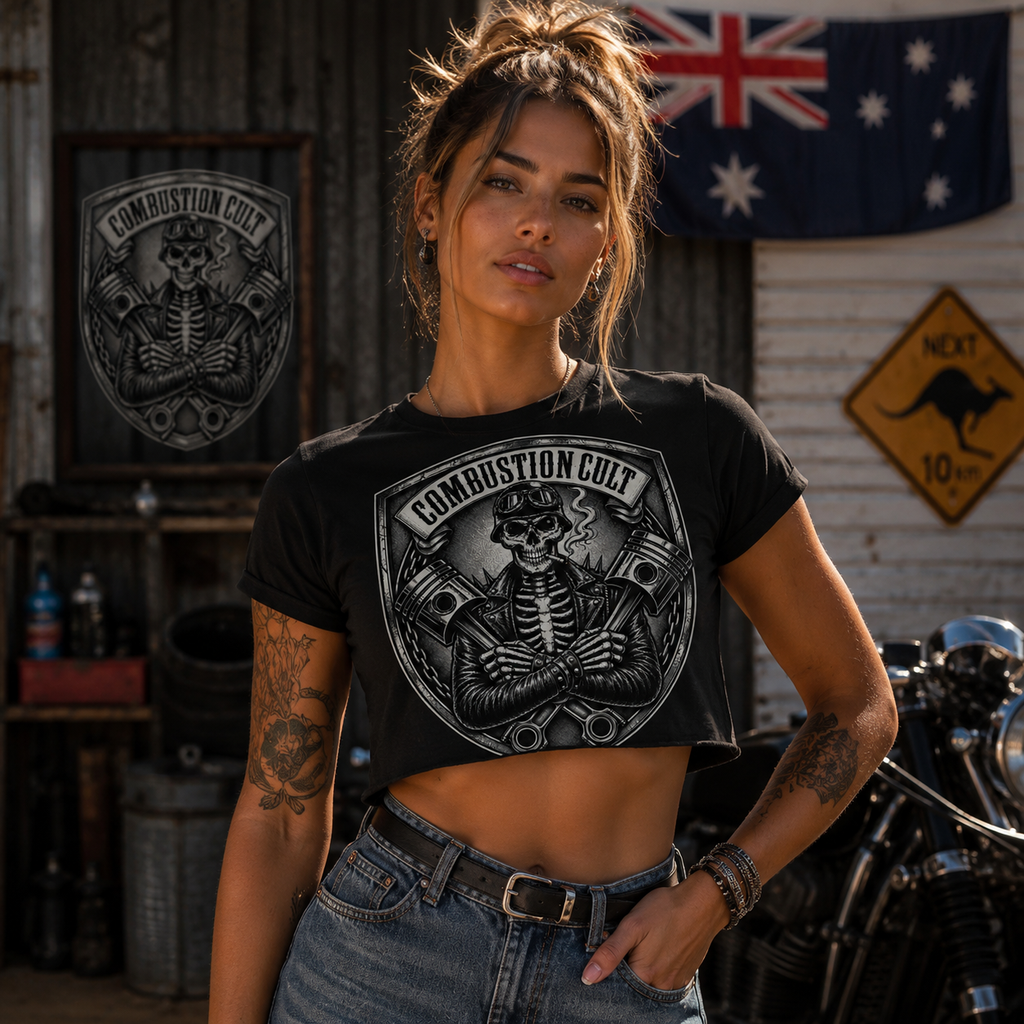 Combustion Cult Reaper Crop Tee