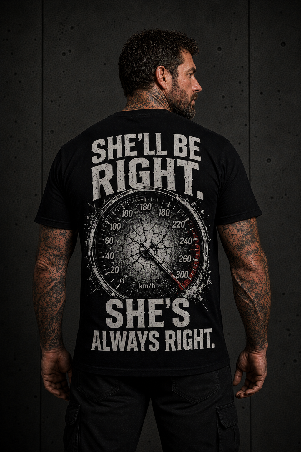 She’ll Be Right. She’s Always Right. Premium Funny Car Enthusiast Tee