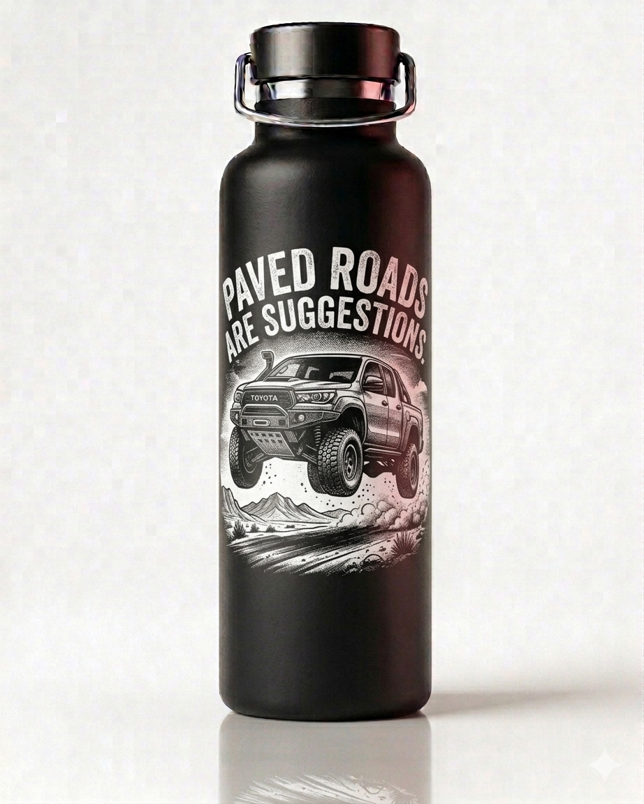 Paved Roads Toyota Bottle