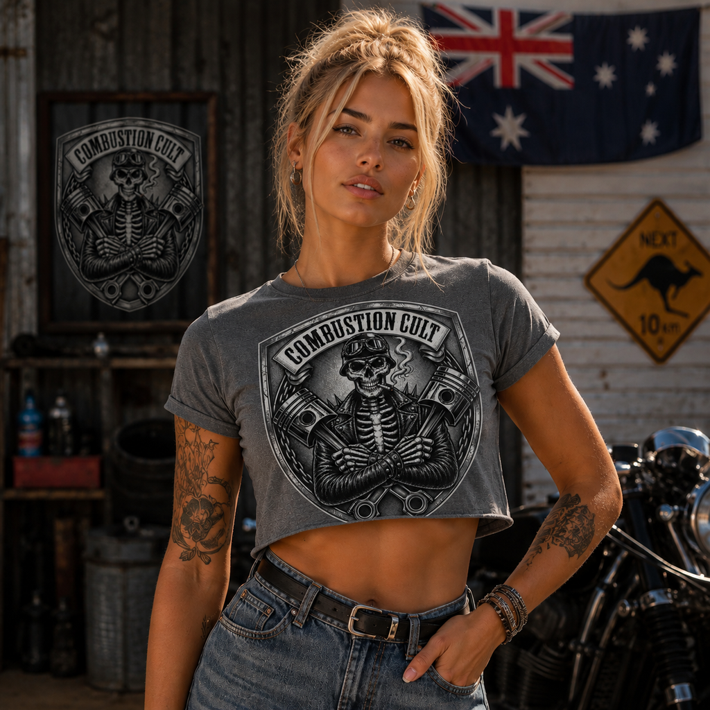 Combustion Cult Reaper Crop Tee