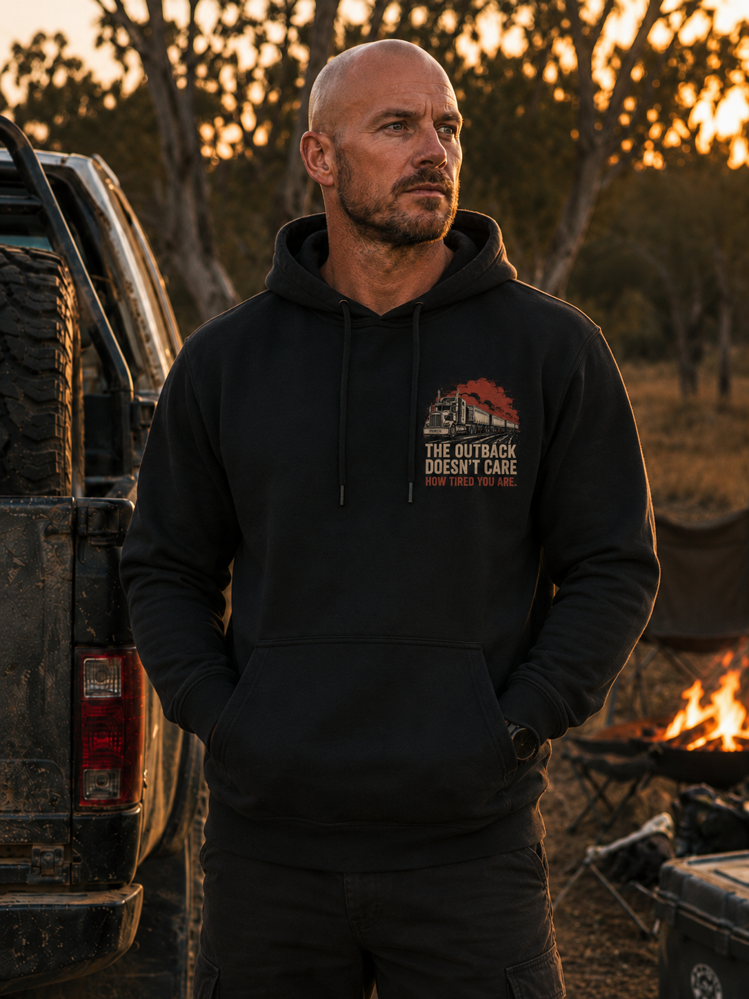The Outback Doesn't Care How Tired You Are Hoodie