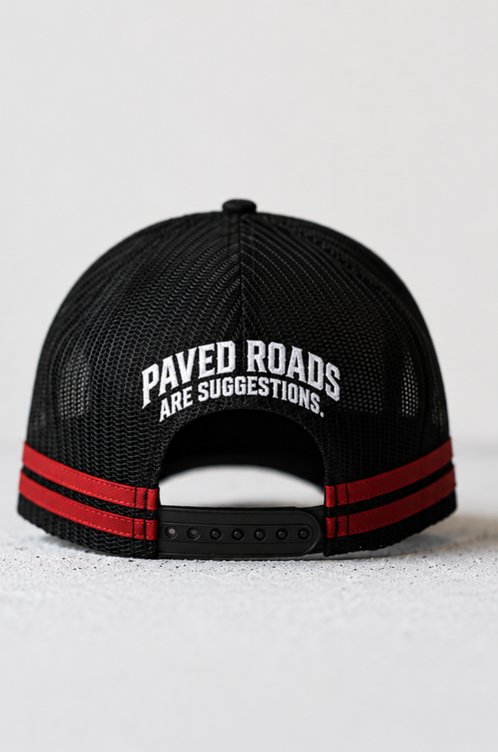 Paved Roads Are Suggestions Trucker Cap