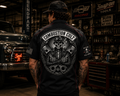 Combustion Cult Skull Garage Work Jeseys